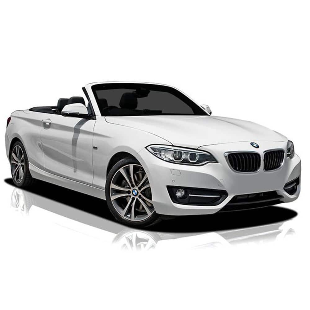 Silver SUV parked at Aphrodite's Rock - Infinite Car Rental Cyprus 2026