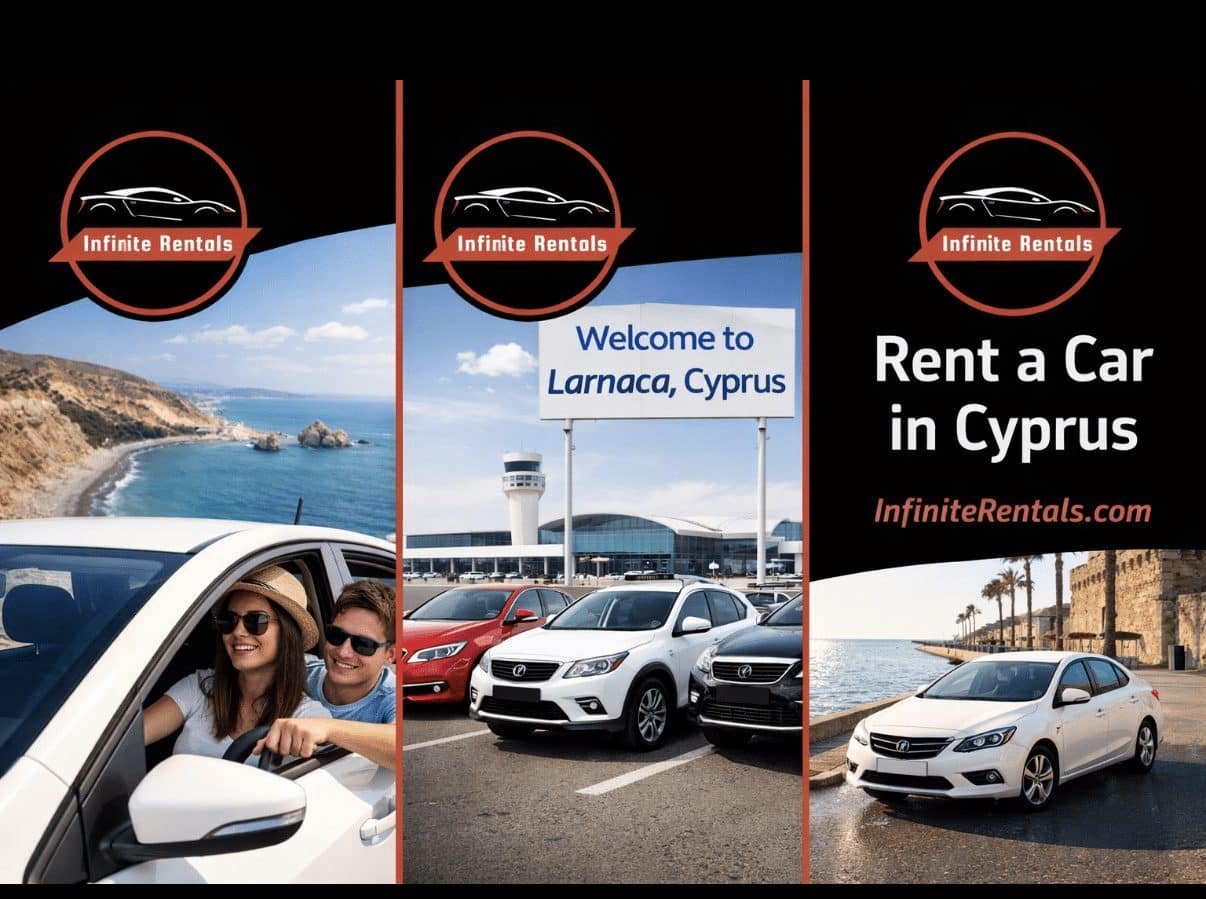 Infinite Car Rentals vehicle available for hotel delivery in Nicosia